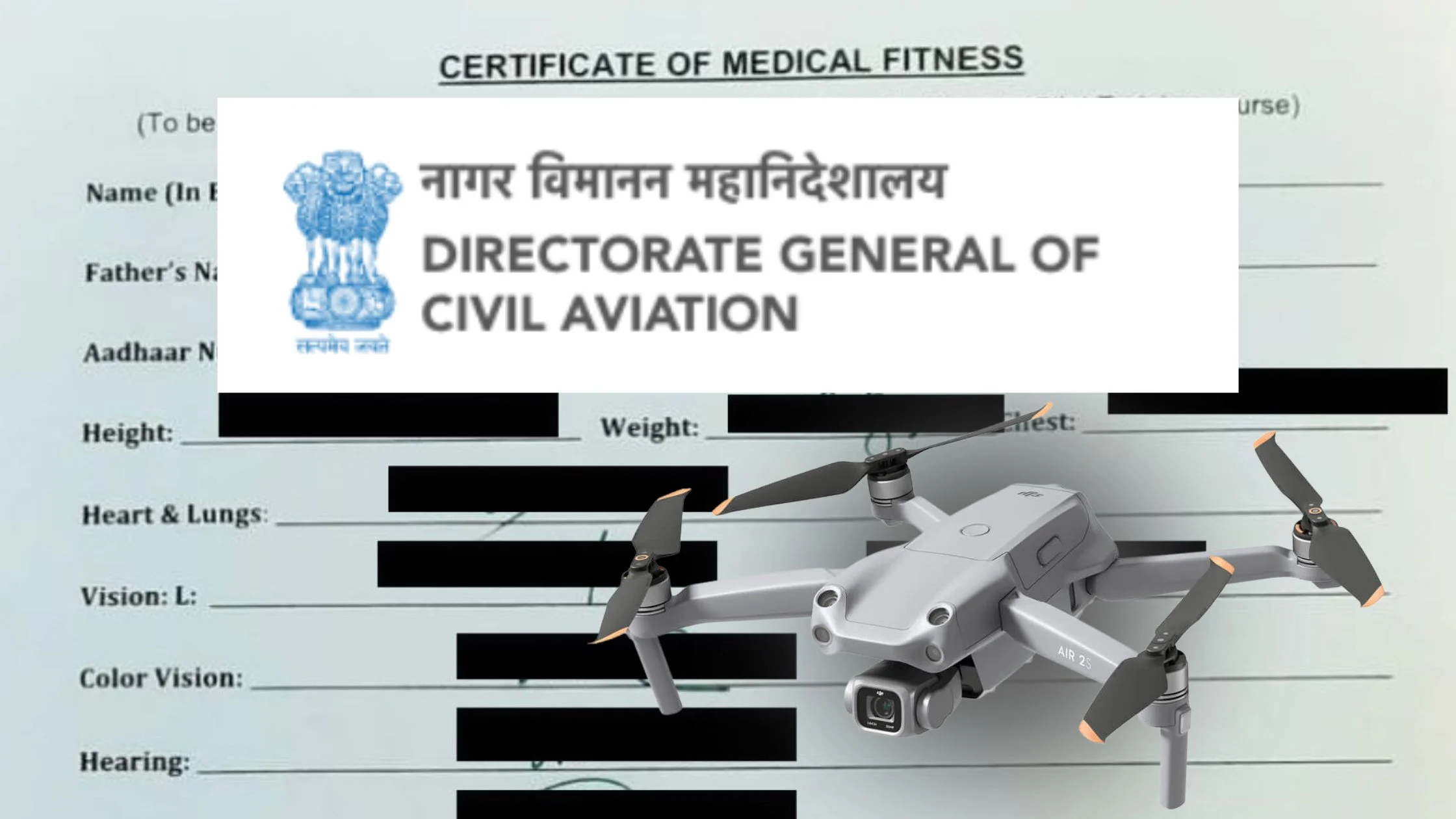 Read more about the article How to Get Medical Fitness Certificate For Drone Pilot Course In INDIA ( 2023 )